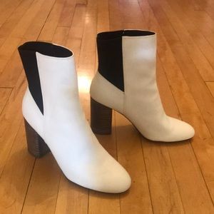 Dolce Vita White Leather Boots